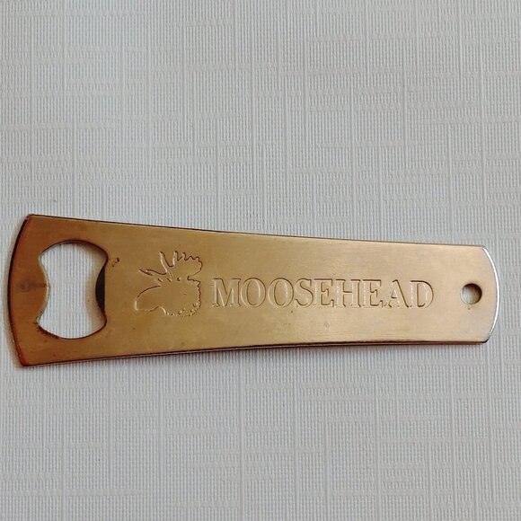 Moosehead Brewery Bottle Opener Metal Silver - Picture 1 of 3